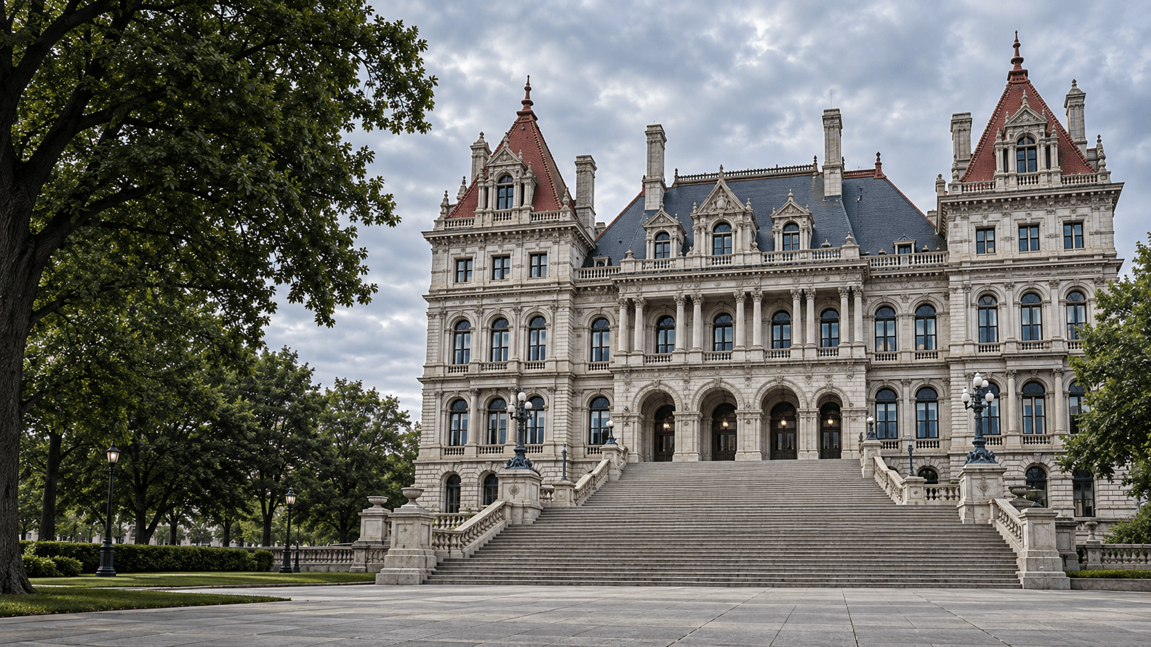 New York State Capitol Building in Albany, New York